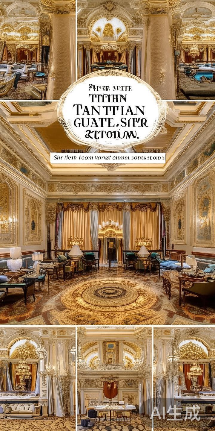 走进澳门威尼斯人，首先映入眼帘的是其恢宏豪华的客房